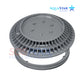AquaStar CC8103 gray pool drain cover, 8-inch round design for safety, UV-resistant, suitable for SOS Pool.