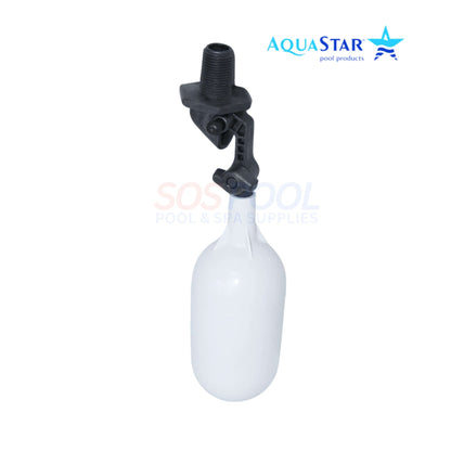 AquaStar Float Valve AFBV for FillStar Pool Water Leveler by SOS Pool. 1/2" MPT for consistent water levels.