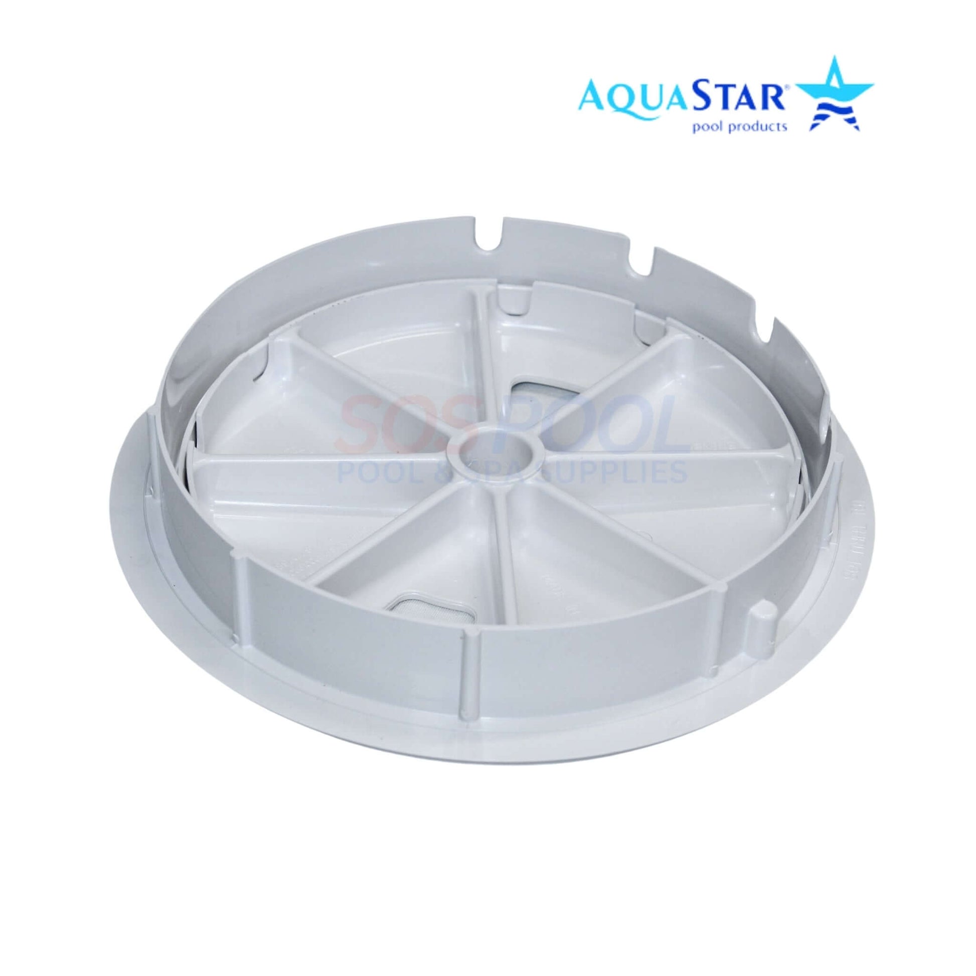 AquaStar Flow Star Water Bonded Skimmer basket, flush face design for enhanced pool water circulation, SKU SKR17101.