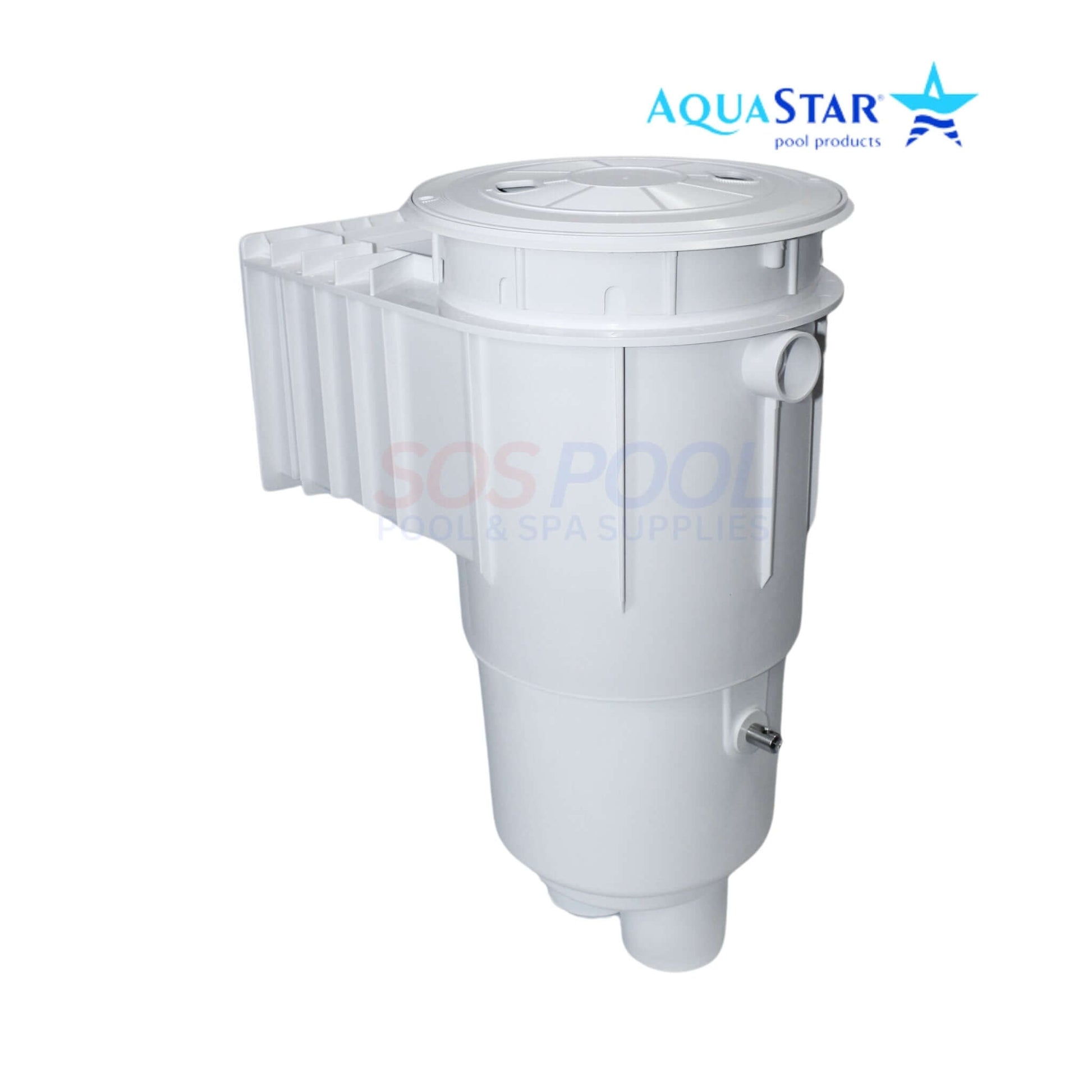 AquaStar Flow Star Water Bonded Skimmer with Flush Face for optimal pool water circulation, SKU SKR17101, from SOS Pool.