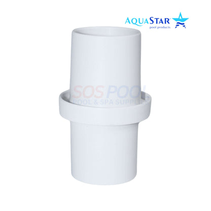 AquaStar Hose Connector Male to Male, 1.5-inch for pool/spa systems, leak-free fit, SKU HWN158, SOS Pool.