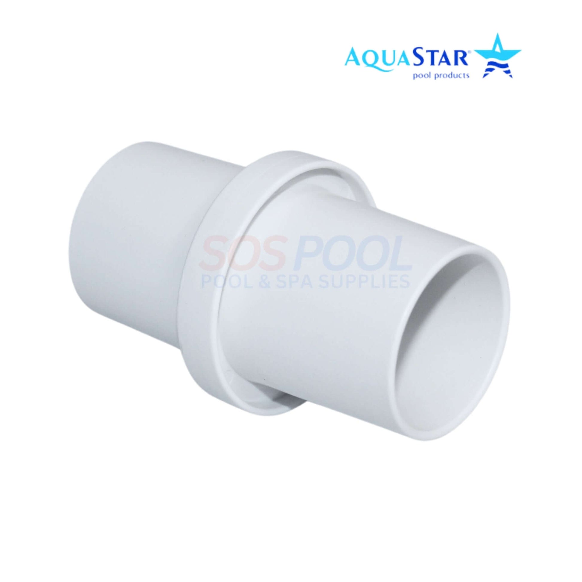 AquaStar Hose Connector Male to Male 1.5 inch for pool and spa systems, direct replacement AXV092, SKU HWN158