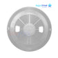 AquaStar RT103 Light Gray Round Skimmer Lid, 9.9 inches, fits standard collars, SOS Pool