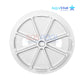 AquaStar Round Skimmer Lid RT101 in white, 9.9 inches, compatible with SOS Pool and standard round skimmer collars.