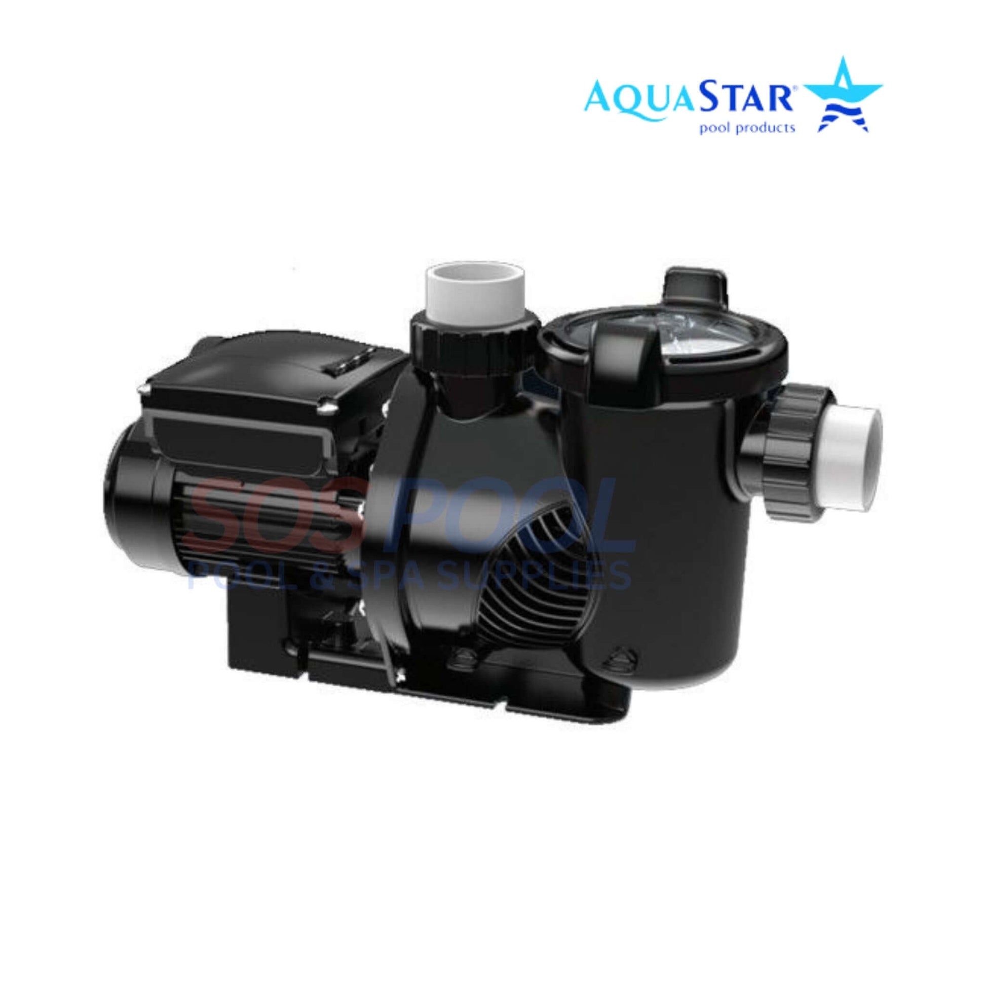 AquaStar Smart Pipeline Pool Pump PLP150S, 1.5 HP variable speed pump by SOS Pool for efficient water circulation.