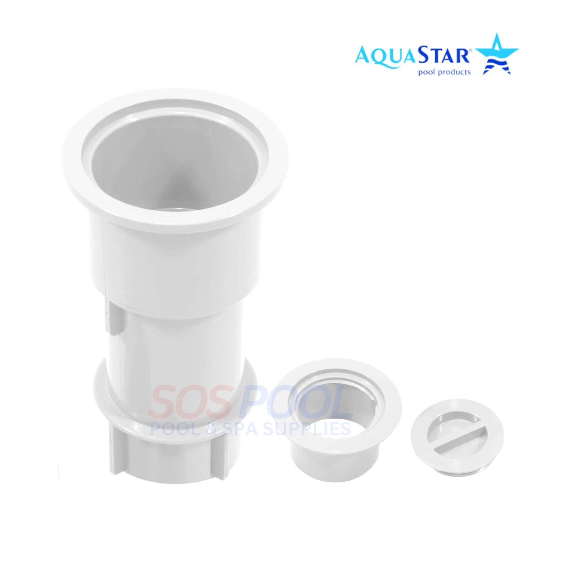 AquaStar Umbrella Stand with Sleeve and Center Cap SMUS101 for pools by SOS Pool, 5 inch UV-resistant design.