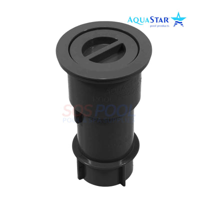 AquaStar umbrella stand with sleeve and center cap SMUS102 in black, 5" size for SOS Pool applications.