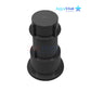 AquaStar Umbrella Stand with Sleeve and Center Cap, Black, 5" for pool floors, steps, decks by SOS Pool.