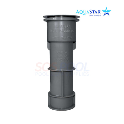 AquaStar Umbrella Stand US105 in dark gray, 7.5" tall; ideal for pool use, volleyball poles, tiki torches. SOS Pool.