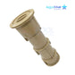 AquaStar 7.5" Umbrella Stand with Sleeve and Center Cap in Tan, ideal for SOS Pool environments and outdoor use.