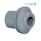 AquaStar Directional Eyeball Fitting in gray color, 1.5" MPT and 0.75" orifice, part number 8203, for optimal pool water flow control.