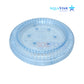 AquaStar CC8100 clear main drain cover, 8-inch round suction outlet for pools and spas by SOS Pool.