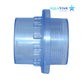AquaStar Light Niche Return Fitting for 1.5" Pipe, Clear, UV-resistant ABS, SKU 3600, SOS Pool.