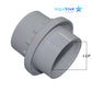 AquaStar Light Niche Return Fitting | 1.5" Pipe | Gray | 3603