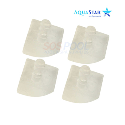 AquaStar Vinyl Pod Shoes For Navigator & StarzTruck | 4 Pack | AXV413P | HWN114