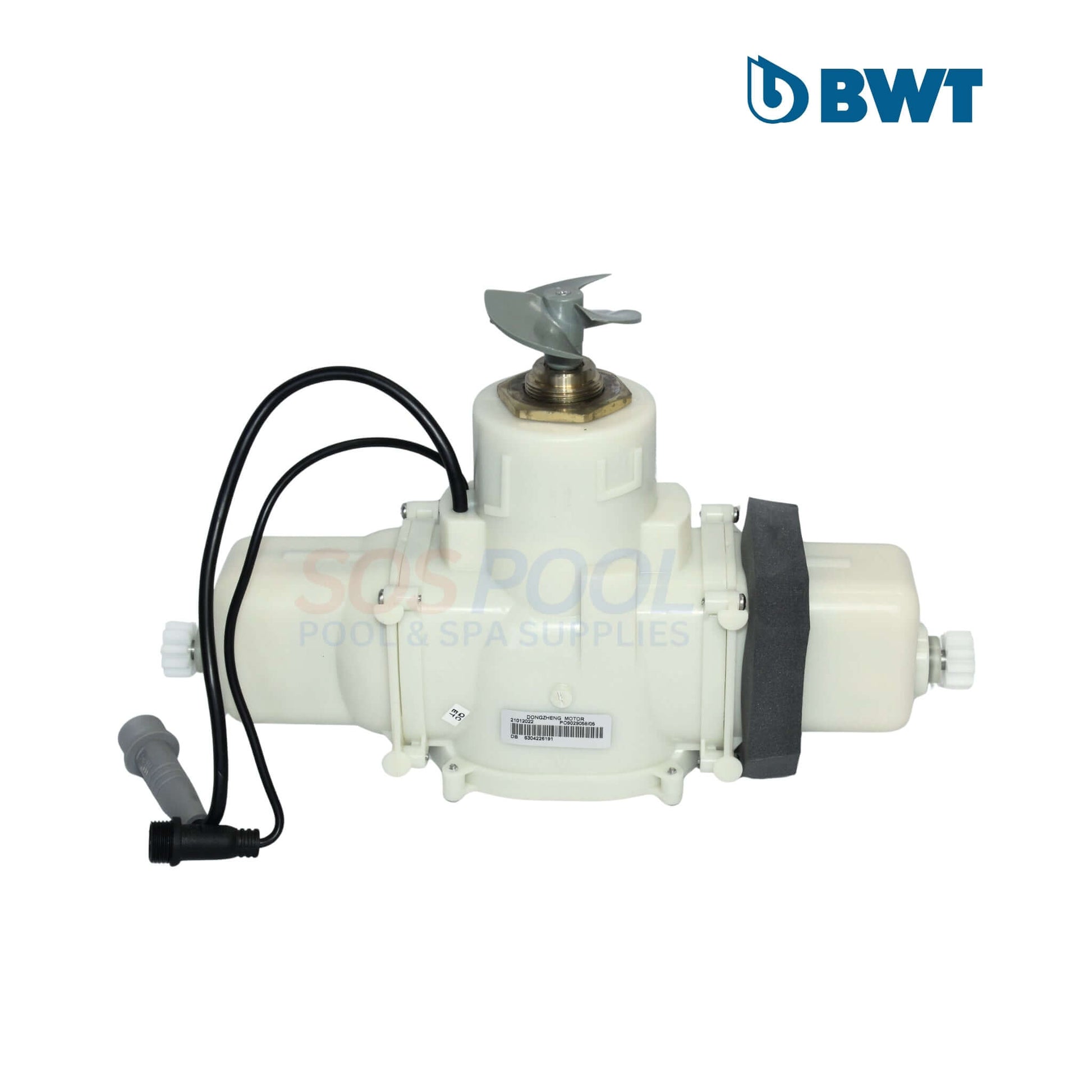 BWT D600 Robotic Cleaner Motor Assembly for smooth movement in swimming pools, featuring dual motors and adjustable valves. SOS Pool.