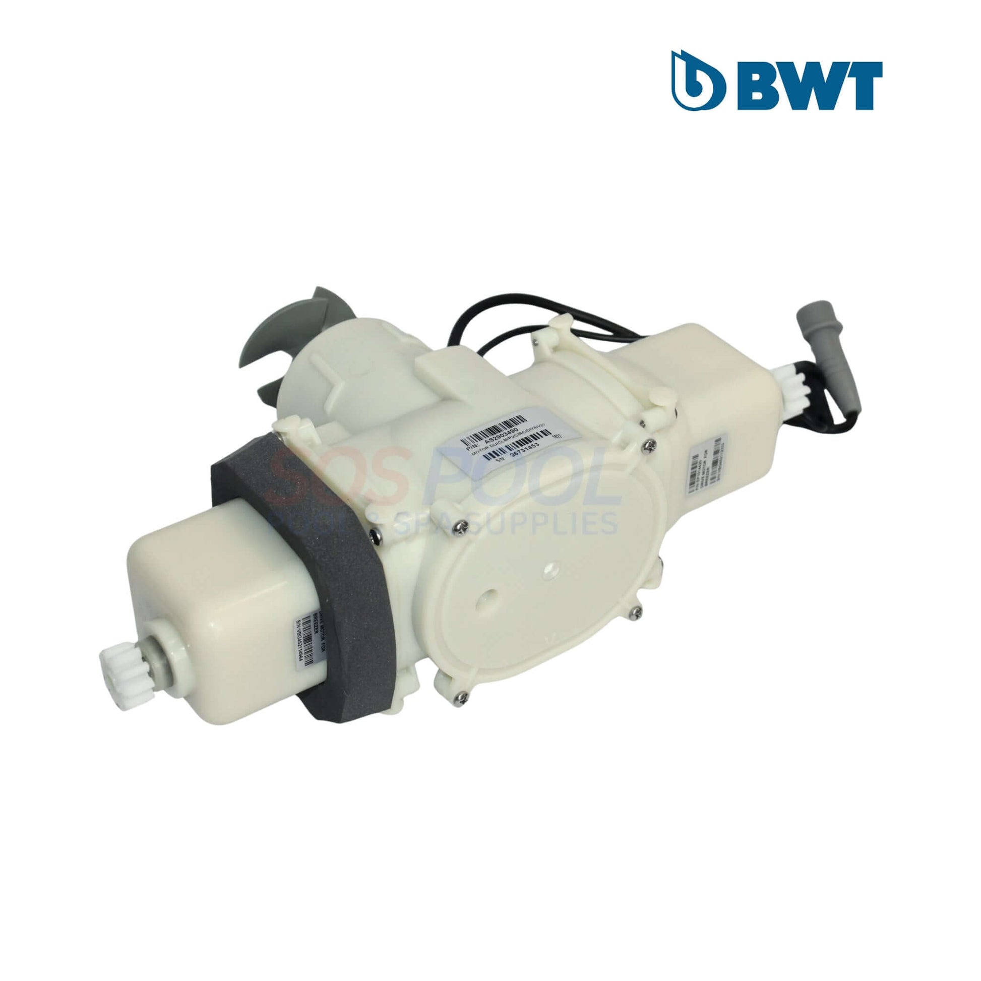 BWT D600 Robotic Cleaner Motor Assembly for robust pool suction, featuring advanced Breezer gear transmission, ideal for swimming pool parts.