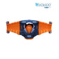 BWT Vektro XL Xtra Wide Rechargeable Pool Vacuum | EV104CBX top view, orange and gray, ideal for cleaning swimming pools, SOS Pool supplies.