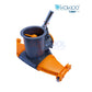 BWT Vektro XL Xtra Wide Rechargeable Pool Vacuum | EV104CBX in gray and orange, showcasing design for effective pool cleaning.
