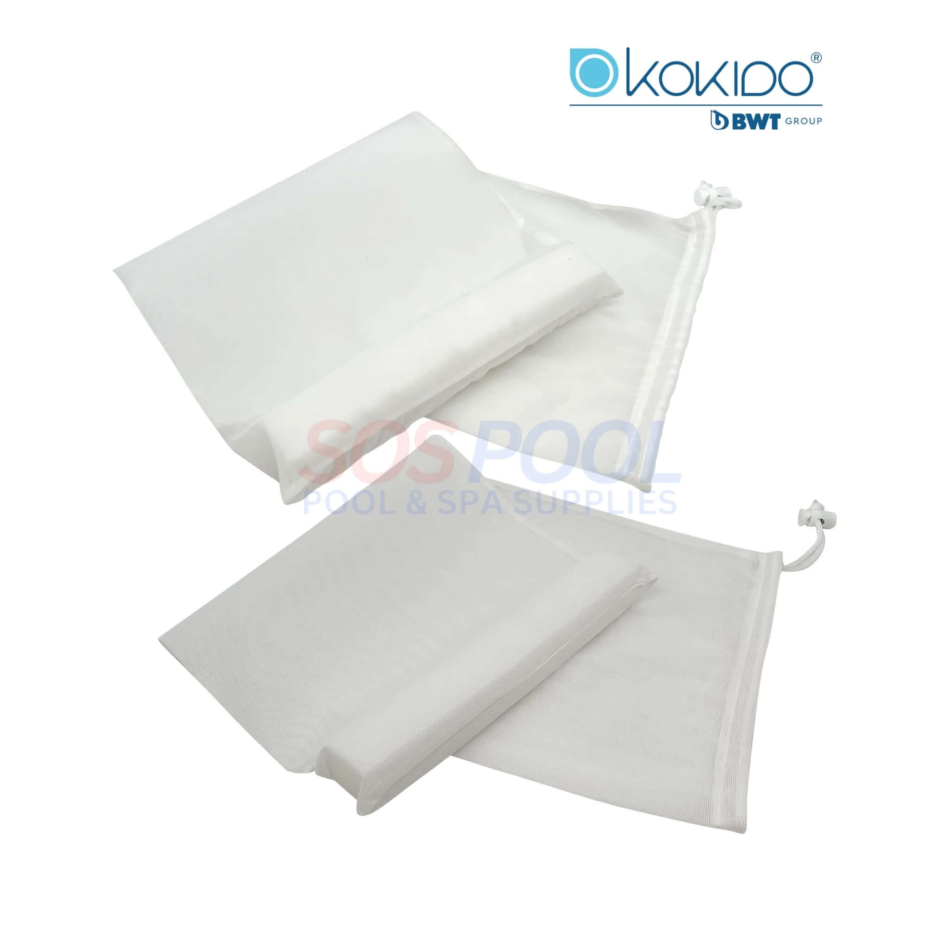 BWT Vektro XL Xtra Wide Rechargeable Pool Vacuum | EV104CBX vacuum bags in white, perfect for cleaning and maintaining SOS Pool supplies.