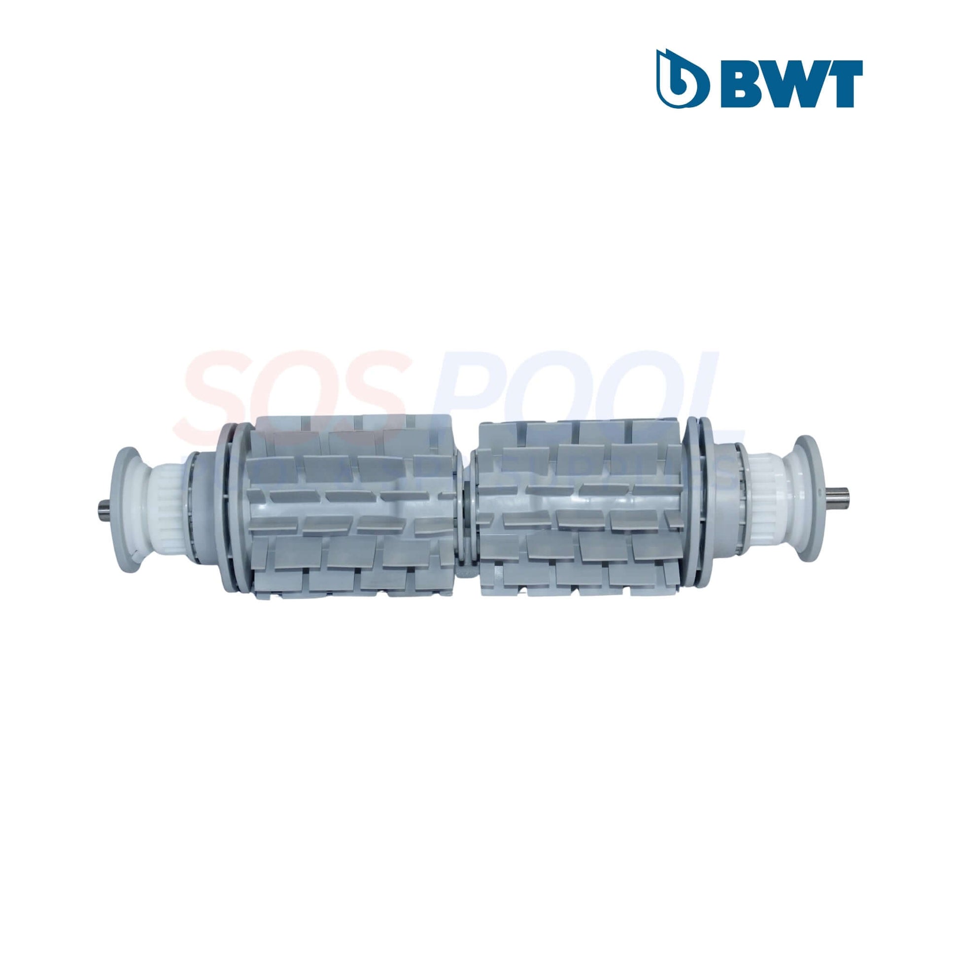 BWT Robotic Cleaner Brush For D500/D600/RC60, SKU PP0093300, OEM grey brush assembly for effective pool cleaning.