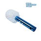 Blue Devil Swimming Pool Corner and Step Brush B3525 with white bristles, ideal for cleaning hard-to-reach areas. SOS Pool.