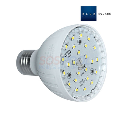 Blue Square Cool White LED Spa Light Bulb | 20W | 120V | VLB2501-WT