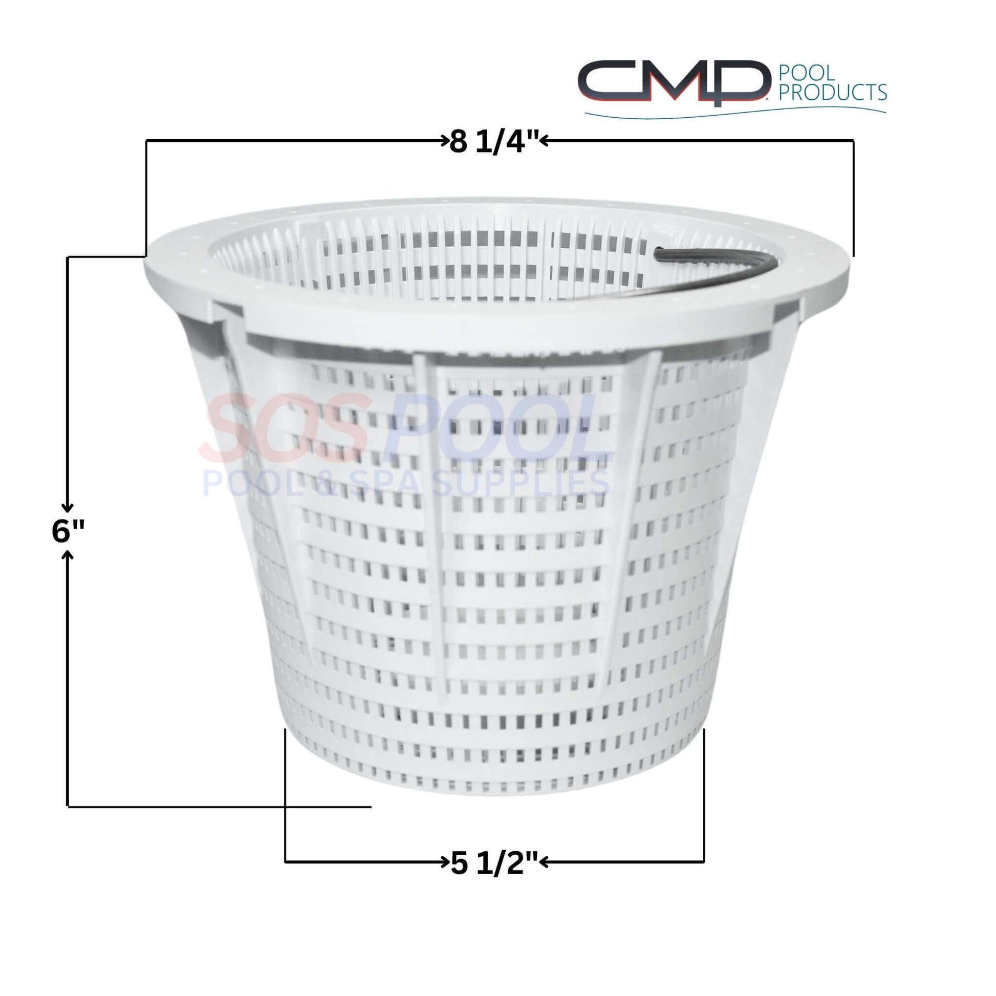 CMP Heavy Duty Skimmer Basket for Pentair Admiral S20, 8.25" x 6" x 5.5" | SOS Pool Supplies
