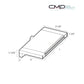 CMP Brilliant Wonders 24" LED Waterfall | 25677-230-000 diagram showcasing dimensions for SOS pool supplies.