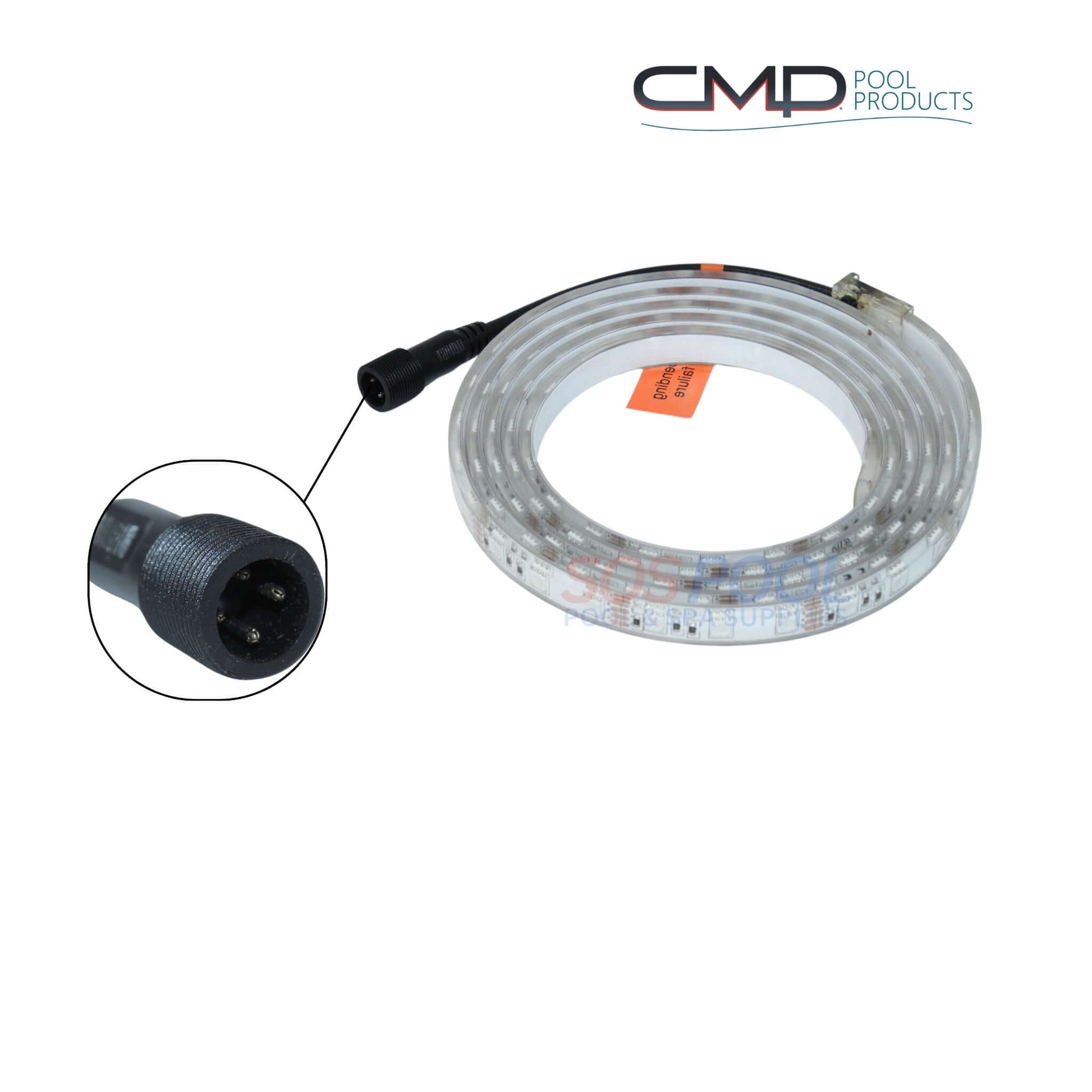 CMP Brilliant Wonders 36" LED Waterfall Light Strip | 25677-330-950 with connector, ideal for SOS Pool supplies.