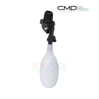 CMP Float Valve 0.5 inch for auto fill water leveler, maintaining water levels in pools from SOS Pool.