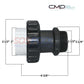 CMP Hi Temp PVC Threaded Union 1.5" x 1.5", 21063-154-000 for pool and spa at SOS Pool, durable, leak-free connection.