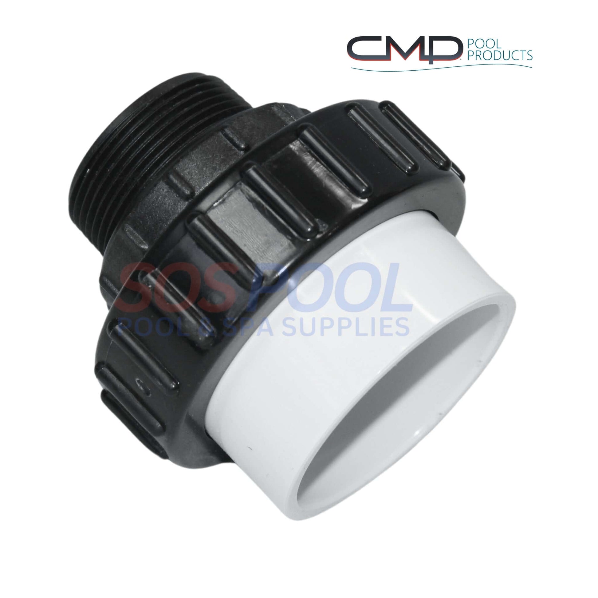 CMP Hi Temp PVC Threaded Union 1.5" x 2" | Durable pool plumbing | SOS Pool
