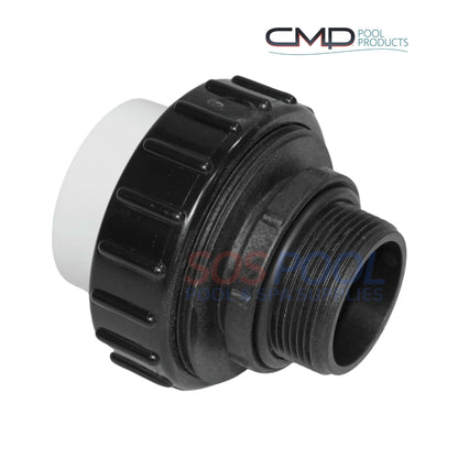 CMP Hi Temp PVC Threaded Union 1.5" x 1.5" for pool & spa plumbing | SOS Pool Supplies