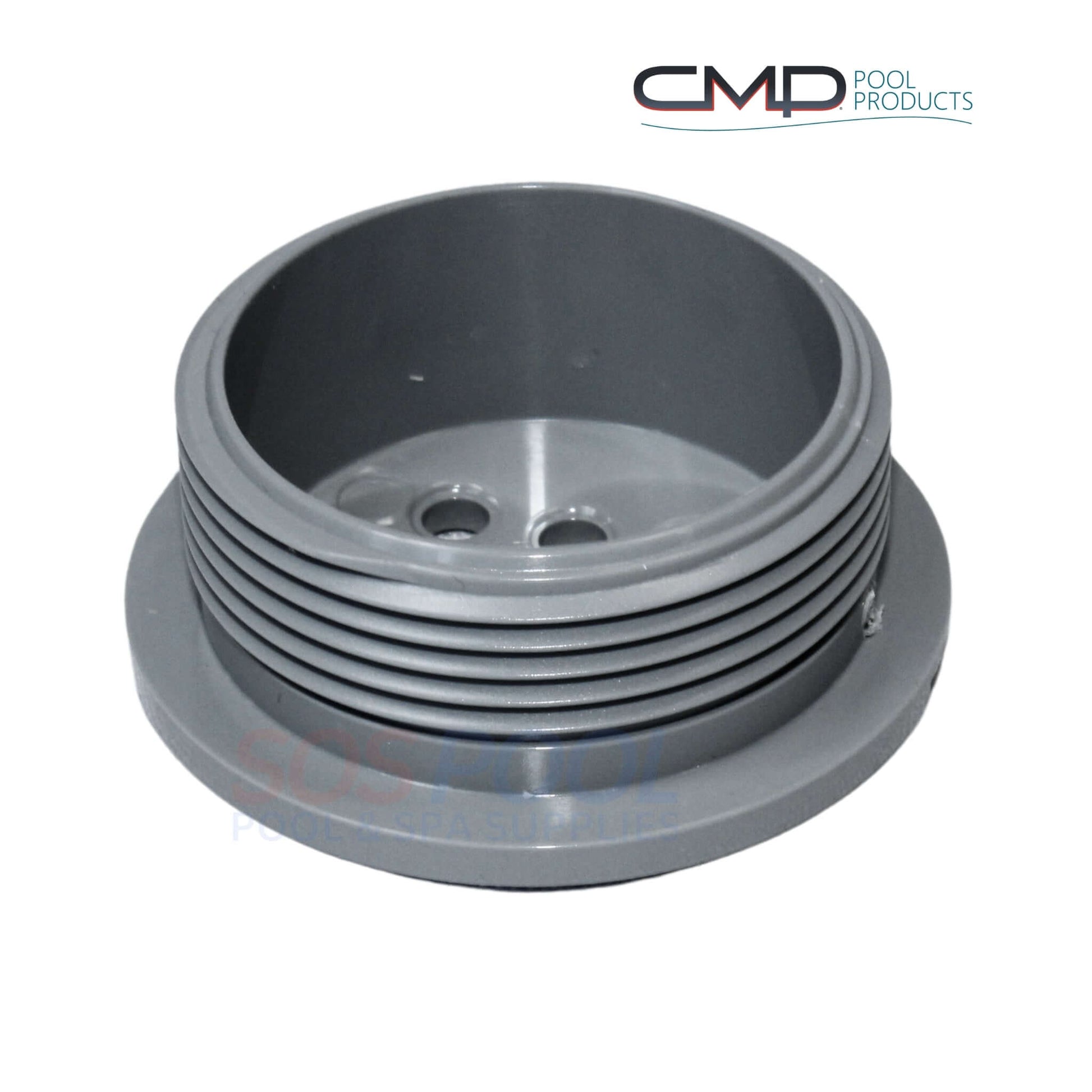 CMP MIP Pool Bubbler 25503-001-000 in grey for SOS Pool, flush-fitting design for natural pool fountains.