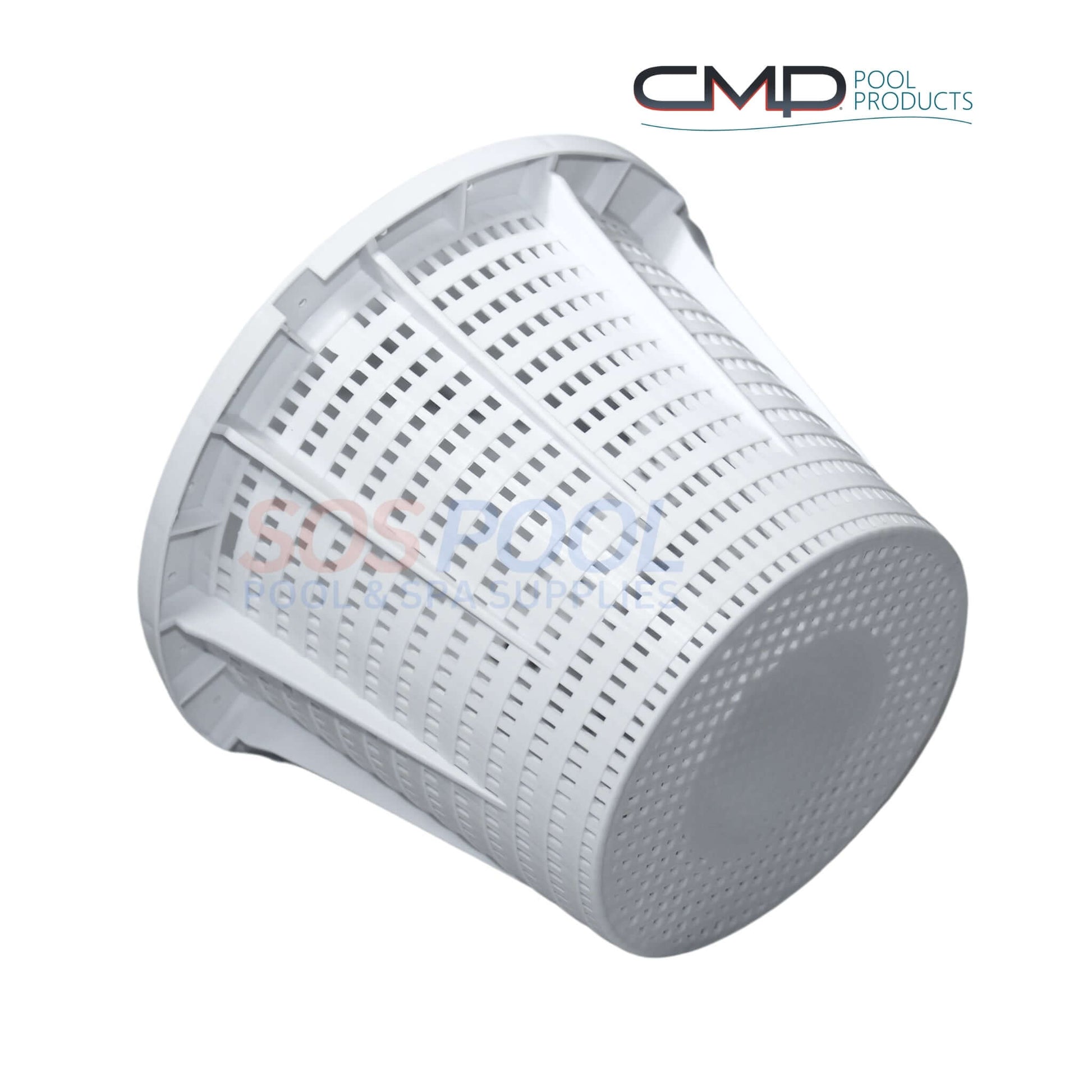 CMP Skimmer Basket for Pentair Admiral S20, 8.375" top, ideal for SOS Pool maintenance.