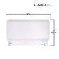 CMP Weir Flap for Admiral S20 Skimmers, 8" x 5 1/8", White, Replacement by SOS Pool - Model 25251-000-500.