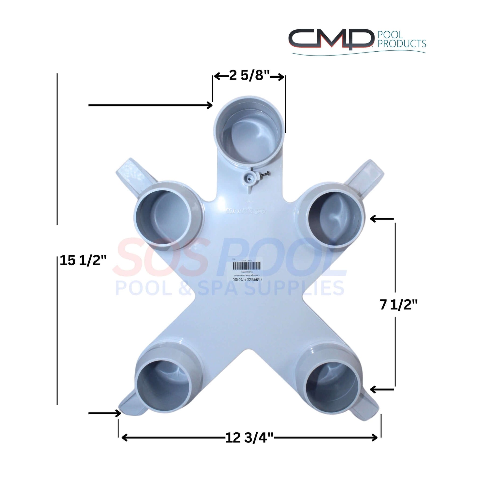 CMP Bottom Manifold for Hayward SwimClear Filters 25357-750-000 | SOS Pool | Durable water distribution component