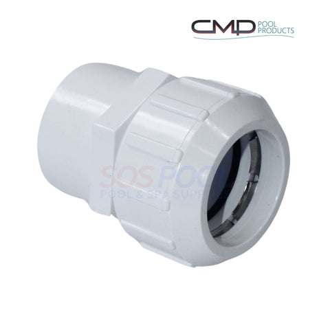 CMP Copper to PVC Compression Fitting Adapter for 2-inch pipes, SKU 21098-200-000, SOS Pool plumbing solution.