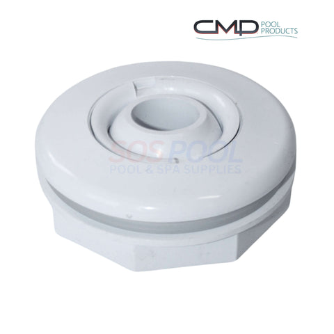 CMP Directional Wall Fitting for Spa Master™ Gunite Spa Jets, white, short-style, SKU 23300-210-000 from SOS Pool.