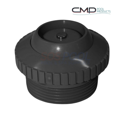 CMP Eyeball Return Fitting Check Valve 1.5 inch black designed for pool circulation, SKU 25552-504-000, SOS Pool.
