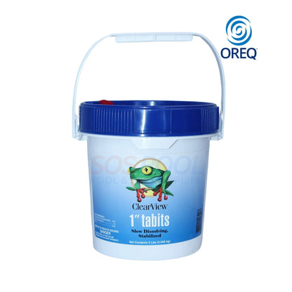 ClearView 1" Tabits Slow Dissolving Chlorine Tablets | 5 lbs | CVTS005