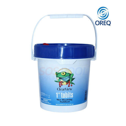 ClearView 1" Tabits Slow Dissolving Chlorine Tablets | 5 lbs | CVTS005