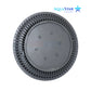 AquaStar 10" Round Suction Outlet Cover in Gray, model CC10103; used for pool safety, part of SOS Pool supplies.