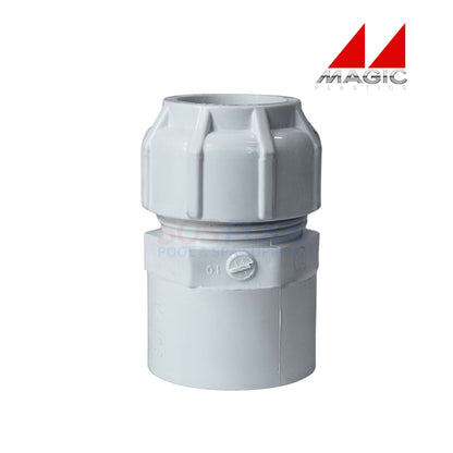 Copper to PVC Compression Adapter 935-125, 1.25" to 1.5", durable for pool supplies, easy installation for swimming pool parts.