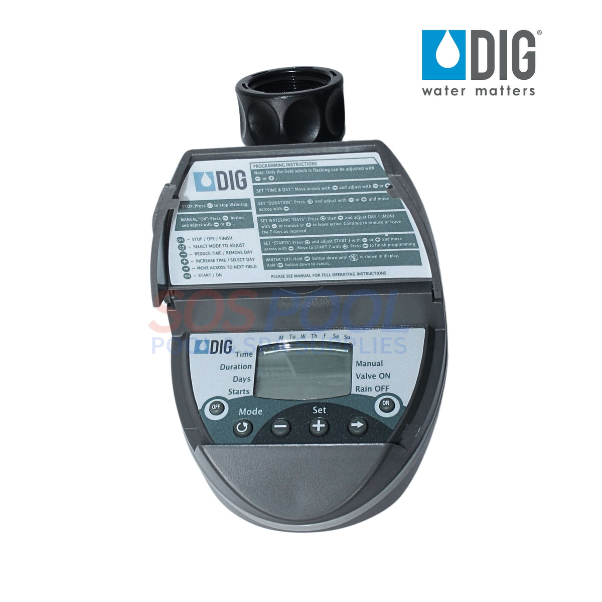 Dig Rugrprtap DIG Digital Hose End Timer | 3/4