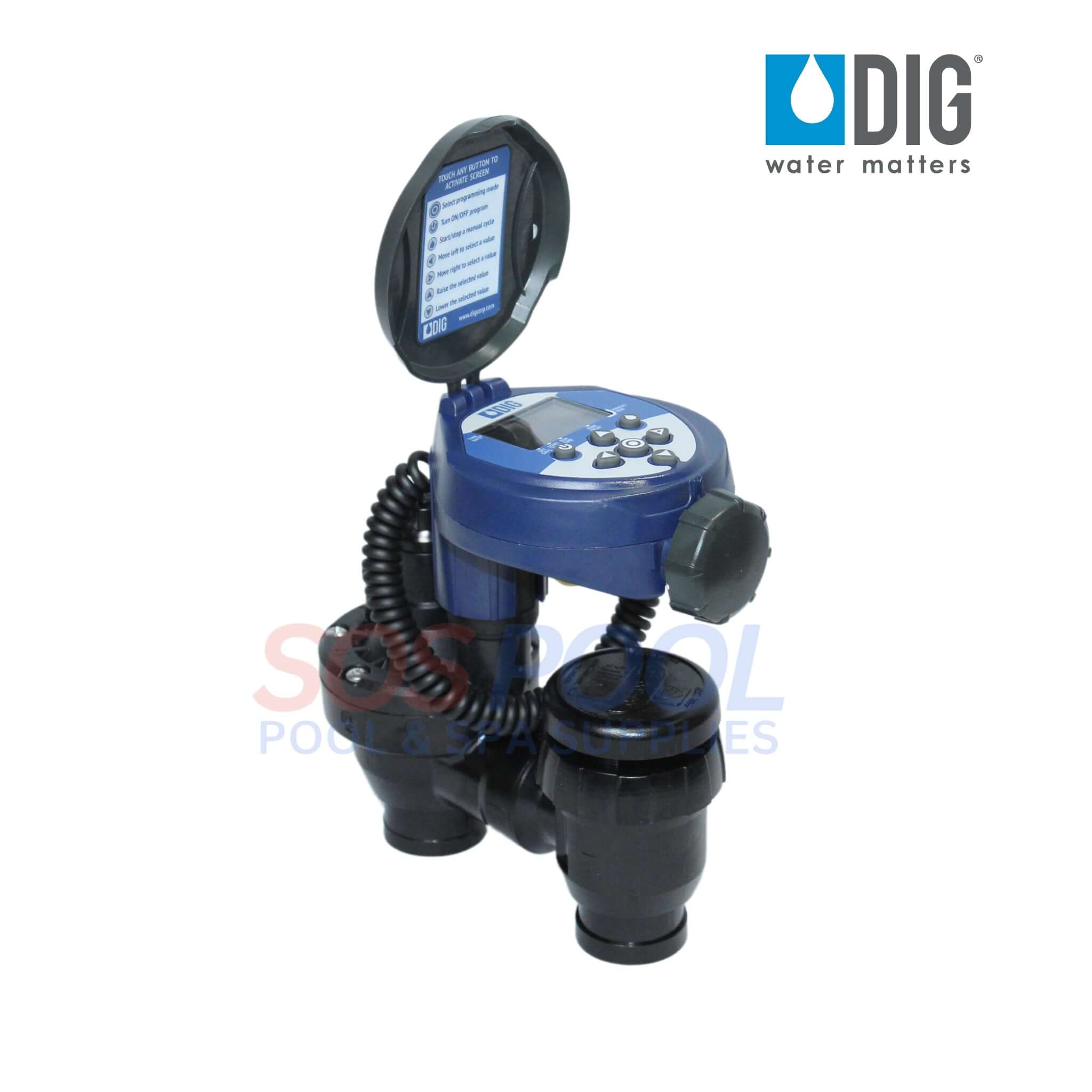 DIG Single Station Anti-Siphon Irrigation Timer Valve | RBC8000