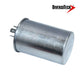 DiversiTech Motor Run Capacitor 35uF 37350R in silver metal canister, ideal for HVAC and pool systems, SOS Pool supplies.