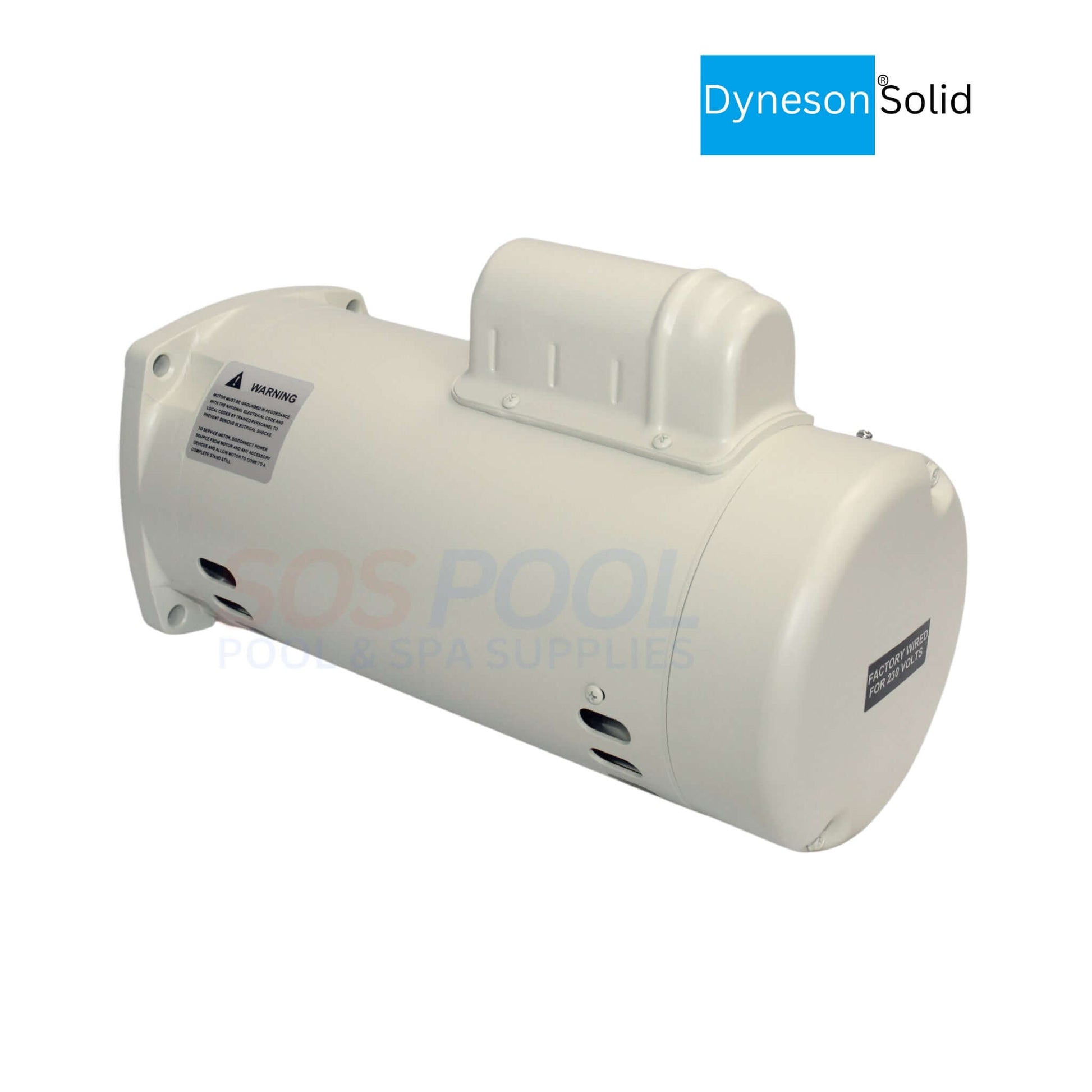 Dyneson 2 HP Motor for SuperFlo and WhisperFlo Pumps, PCG-20, Almond finish, SOS Pool, Durable, Energy-efficient.