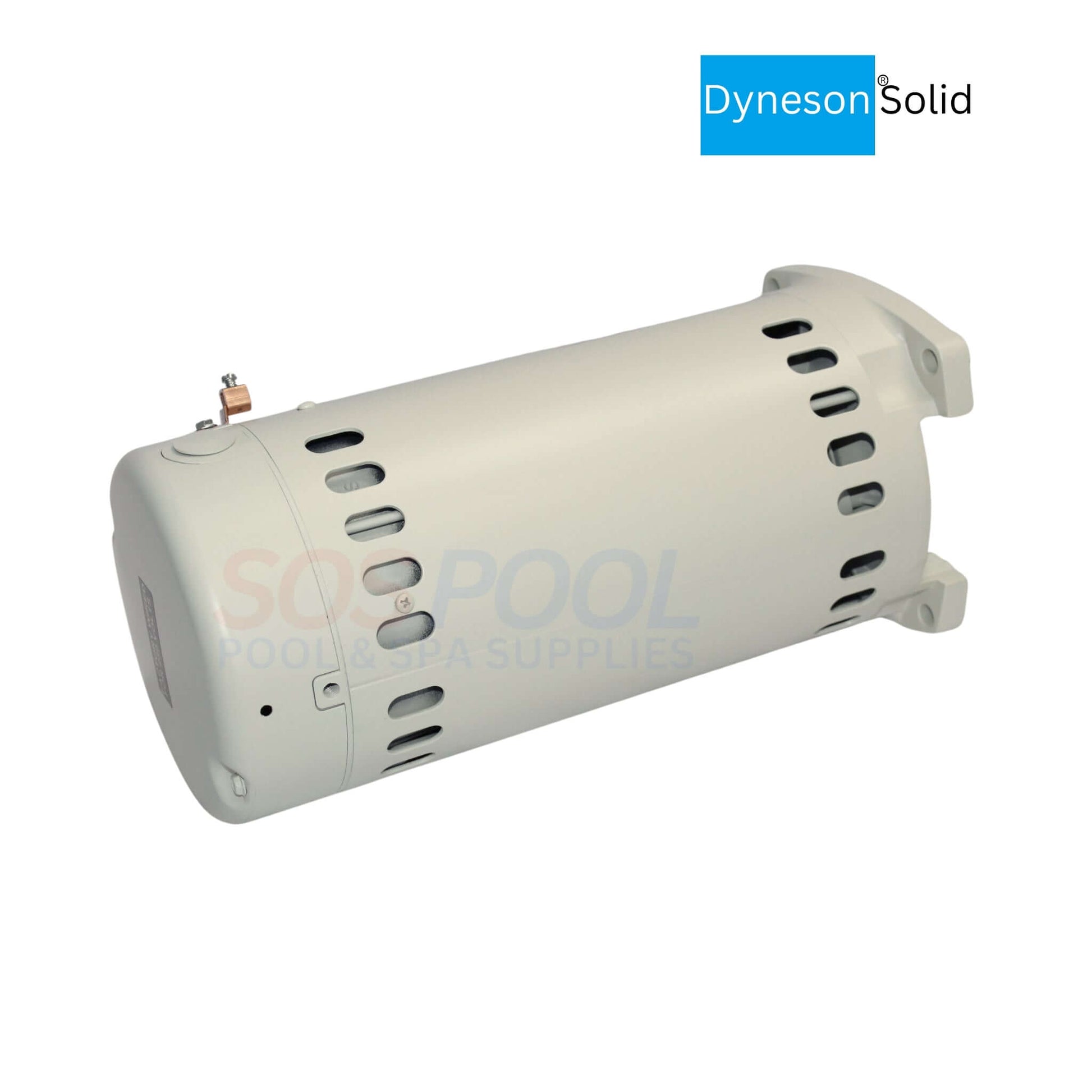Dyneson 2 HP motor PCG-20 for SuperFlo and WhisperFlo pumps, almond color, from SOS Pool.